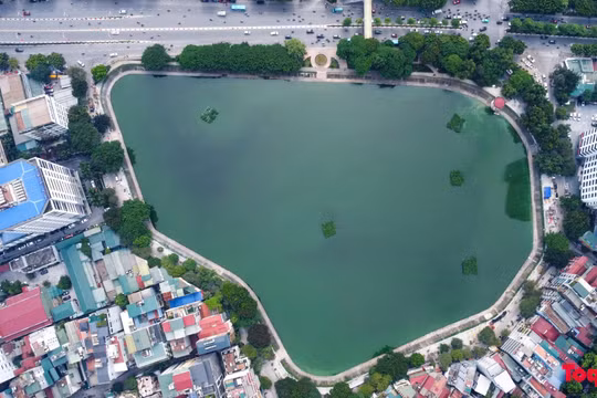 Sắp hoàn thành phố đi bộ hồ Ngọc Khánh