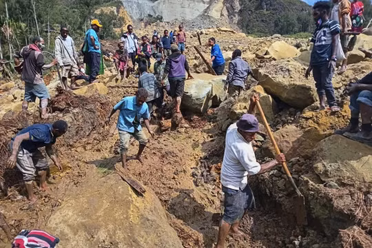 Lở đất ở Papua New Guinea: Hơn 2000 người bị chôn vùi, kêu gọi cộng đồng quốc tế giúp đỡ