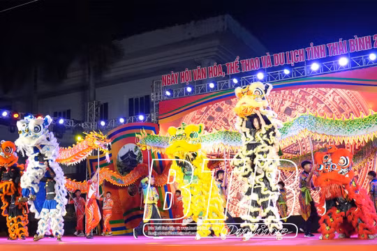 200 vận động viên tham gia giải lân sư rồng và võ cổ truyền tỉnh Thái Bình