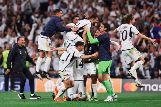 Đánh bại Bayern, Real Madrid giành vé chơi chung kết Champions League 2023/24