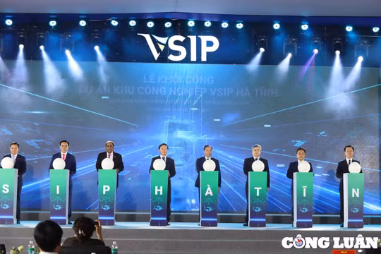 Khởi công dự án VSIP - tiếp tục phát triển khu công nghiệp xanh tại Hà Tĩnh