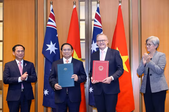 Việt Nam và Australia trao đổi tuyên bố về việc nâng cấp quan hệ lên Đối tác Chiến lược toàn diện