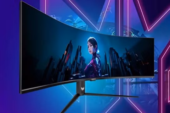 Acer vừa trình làng màn hình chơi game mới với công nghệ OLED Cong và MiniLED Predator X/Z"