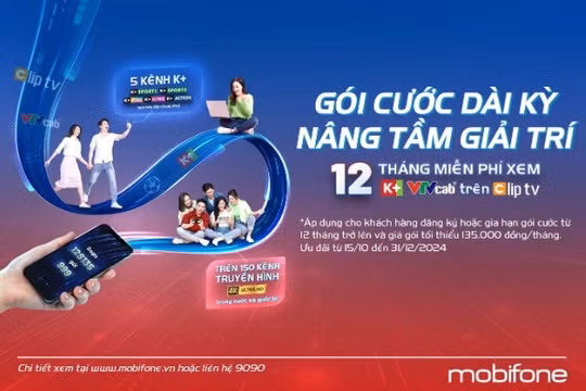 Trải nghiệm miễn phí thế giới giải trí đa sắc màu, không giới hạn từ các gói cước dài kỳ MobiFone