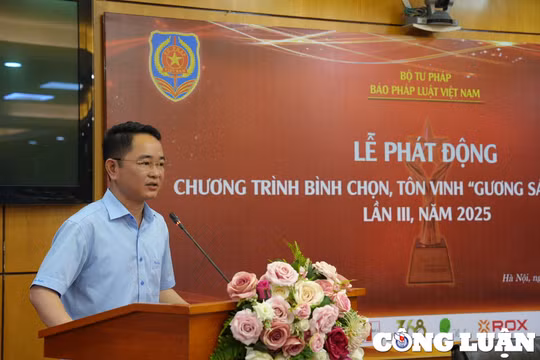 Báo Pháp luật Việt Nam triển khai chương trình tôn vinh “Gương sáng pháp luật” lần III