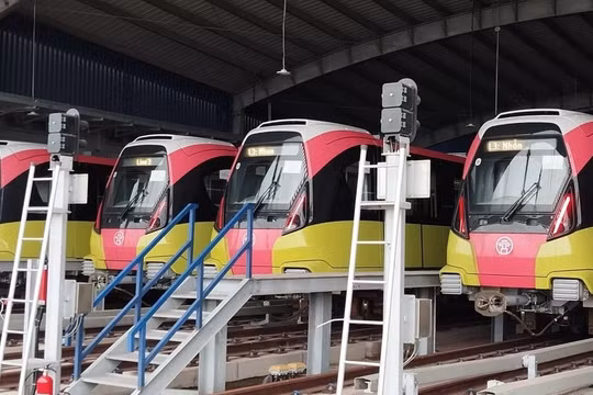Các đoàn tàu đường sắt đô thị Nhổn - Ga Hà Nội được cấp chứng nhận đăng kiểm