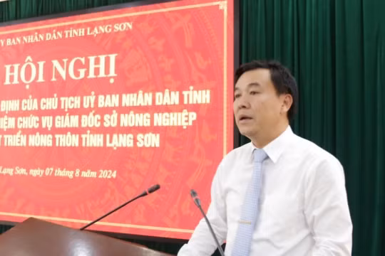 Sở Nông nghiệp và Phát triển nông thôn tỉnh Lạng Sơn có tân Giám đốc