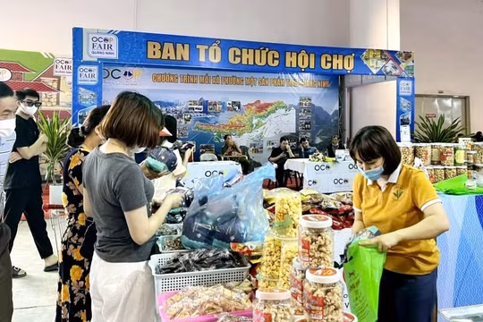 Hàng nghìn sản phẩm nông nghiệp sạch được trưng bày tại Hội chợ OCOP khu vực Đông Bắc - Quảng Ninh 2024
