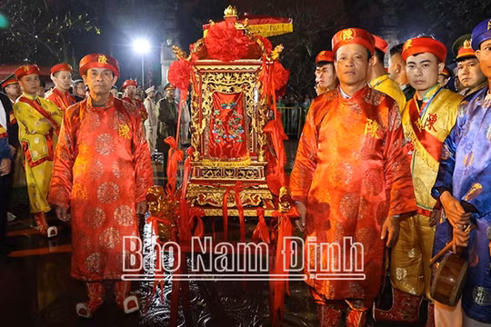 Trang trọng Lễ Khai ấn Đền Trần Xuân Giáp Thìn 2024