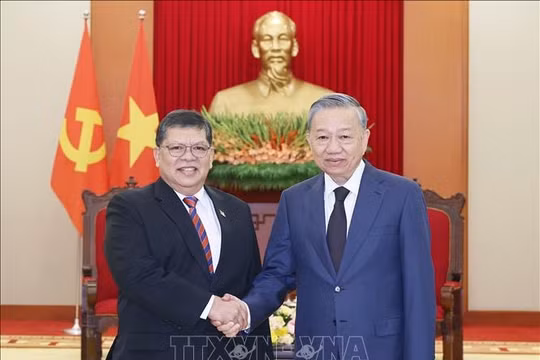 Tổng Bí thư Tô Lâm tiếp Chủ tịch Hạ viện Malaysia