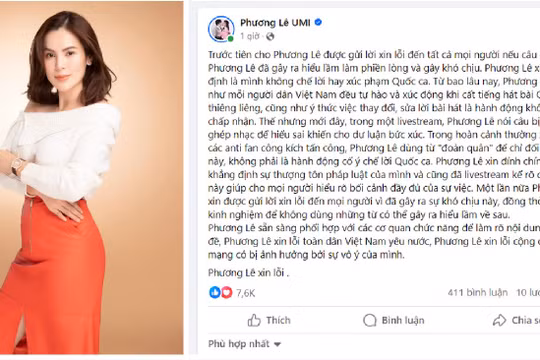 Hoa hậu Phương Lê nói gì trước tin nghi vấn chế lời nhạc 'Quốc ca'?
