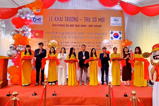 GMT Group: Đại học Khoa học kỹ thuật Busan trao quyết định tuyển sinh và khai trương văn phòng du học Thái Bình