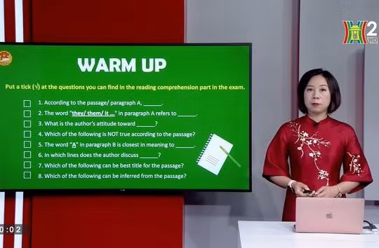 Đài Phát thanh - Truyền hình Hà Nội phát sóng đợt ôn thi tốt nghiệp THPT cho học sinh