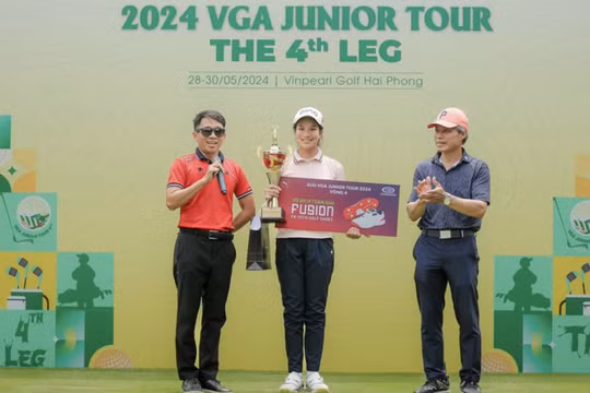 Nguyễn Viết Gia Hân giành chức vô địch Chặng 4 VGA Junior Tour 2024