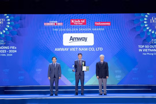 Amway Việt Nam vinh dự là doanh nghiệp FDI phát triển nền kinh tế xanh bền vững