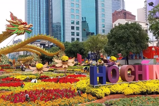 Đường hoa Nguyễn Huệ sẽ mở trong 7 ngày Tết Ất Tỵ 2025 để phục vụ người dân, du khách