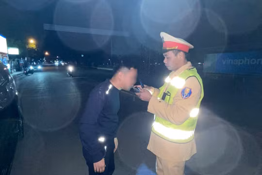 Quỳ Hợp (Nghệ An): Xử phạt hơn 130 triệu đồng lỗi vi phạm nồng độ cồn trong 1 tuần