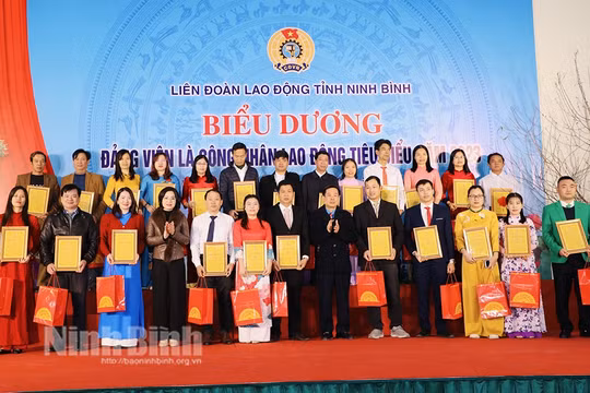 Ninh Bình: Biểu dương 94 đảng viên là công nhân lao động tiêu biểu