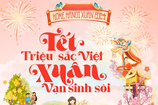 Đón Tết 3 miền ngay tại Thủ đô với đường hoa Home Hanoi Xuan 2024