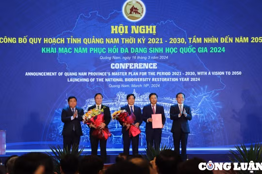 Phó Thủ tướng Trần Lưu Quang dự công bố Quy hoạch tỉnh Quảng Nam thời kỳ 2021-2030