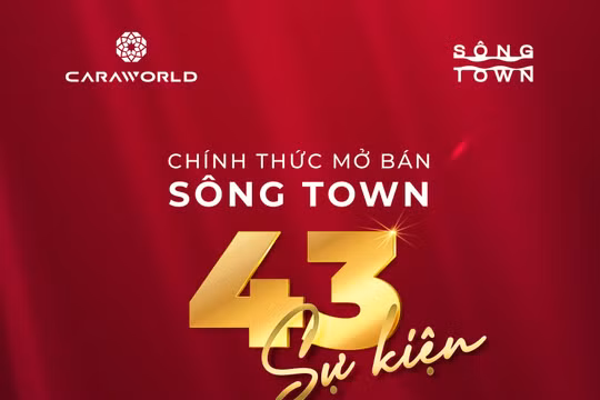 43 sự kiện mở bán Sông Town – CaraWorld diễn ra đồng loạt trên toàn quốc
