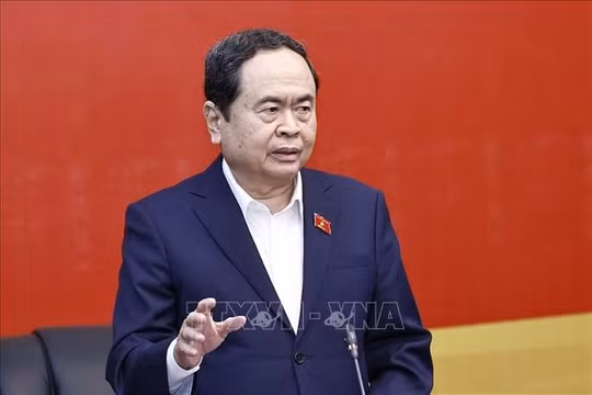Chủ tịch Quốc hội Trần Thanh Mẫn làm việc với Ban Thường vụ Thành ủy Hải Phòng