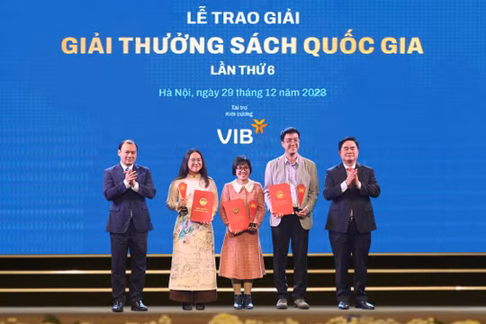 VIB đồng hành Giải thưởng Sách Quốc gia, đóng góp tích cực vào hoạt động tôn vinh tri thức và văn hóa Việt Nam