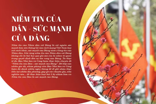 Đảng mạnh để dân thêm tin yêu