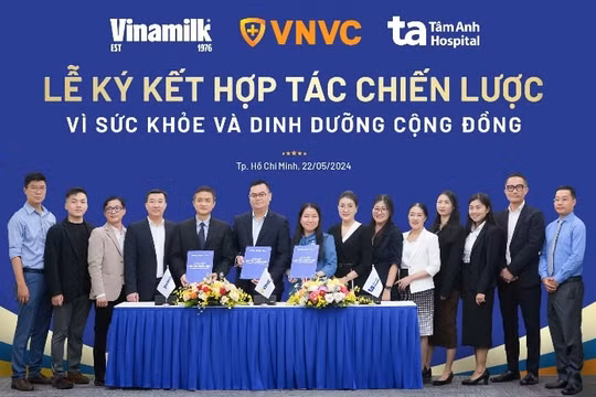 Vinamilk hợp tác VNVC, Bệnh viện Tâm Anh tăng cường chăm sóc sức khỏe cộng đồng