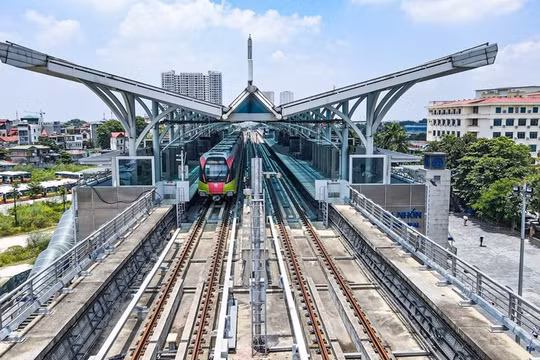 Đưa vào khai thác đường sắt Nhổn - ga Hà Nội đoạn trên cao vào cuối tháng 6