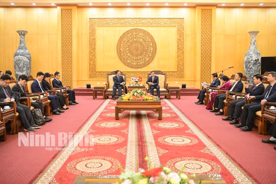 Ninh Bình mong muốn thúc đẩy hợp tác phát triển đa lĩnh vực với Hàn Quốc