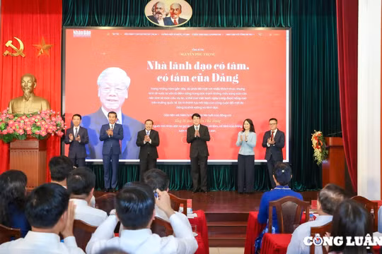 Trang thông tin đặc biệt về Tổng Bí thư Nguyễn Phú Trọng được ứng dụng công nghệ báo chí hiện đại trên nền tảng số