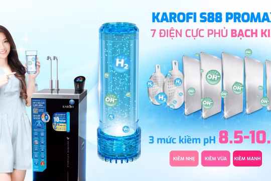 Dòng máy lọc nước Nóng-Lạnh-Nguội Hydro-ion kiềm S-Series của Karofi có gì nổi bật mà người mua săn tìm?