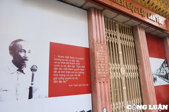 Không gian bên trong ngôi nhà Bác Hồ viết Tuyên ngôn độc lập