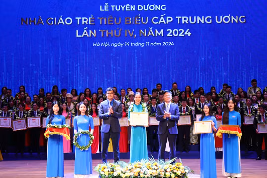 Tôn vinh cống hiến của các nhà giáo trẻ tiêu biểu: Cùng xây dựng nền giáo dục Việt Nam tiên tiến, hiện đại