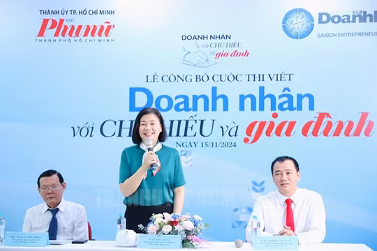 Công bố cuộc thi viết với chủ đề 'Doanh nhân với chữ hiếu và gia đình'