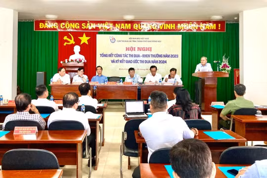 Hội Nhà báo Cụm Nam Sông Hậu tổng kết công tác thi đua khen thưởng năm 2023