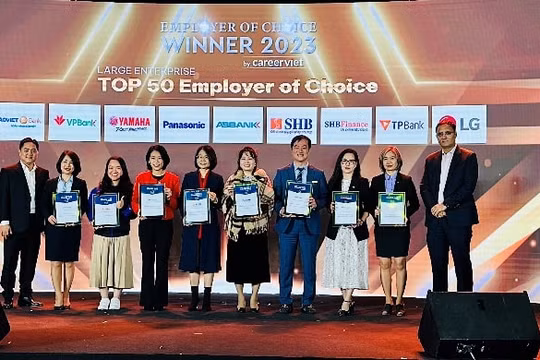 ABBANK được vinh danh “Top 10 Nhà tuyển dụng yêu thích 2023” ngành Tài chính – Ngân hàng – Chứng khoán