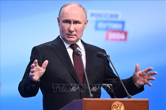 Tổng Bí thư Nguyễn Phú Trọng gửi Thư chúc mừng ông Vladimir Putin được bầu lại làm Tổng thống Liên bang Nga