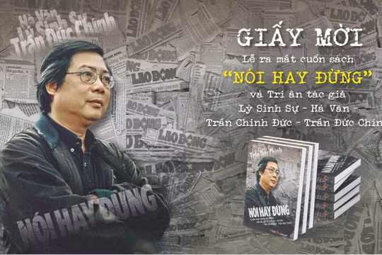 Lễ ra mắt cuốn sách “Nói hay Đừng” của nhà báo Lý Sinh Sự sẽ diễn vào sáng mai 18/6