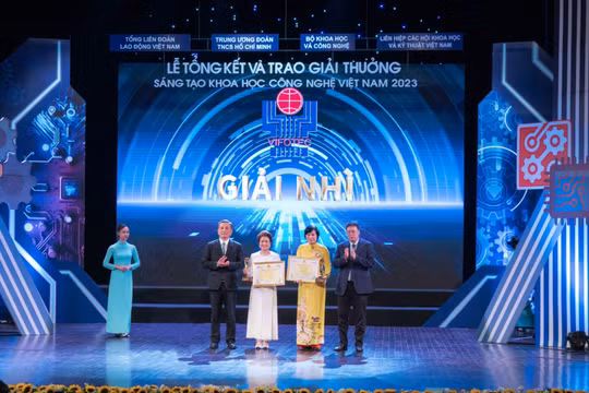 Công trình nghiên cứu thuốc điều trị cúm mùa, COVID-19 đạt giải Nhì Hội thi Sáng tạo Khoa học - Công nghệ Việt Nam, giải thưởng WIPO năm 2023