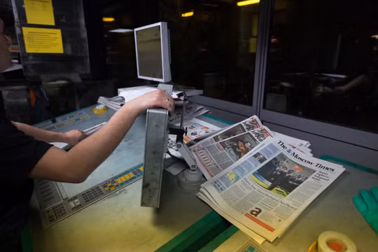 Nga chỉ định The Moscow Times là 'tổ chức không mong muốn'