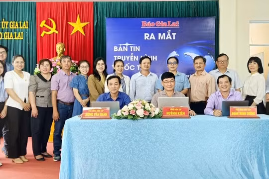 Báo Gia Lai ra mắt Bản tin truyền hình quốc tế