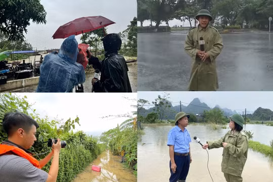 Người làm báo Thủ đô sát cánh cùng đồng bào vượt qua bão lũ