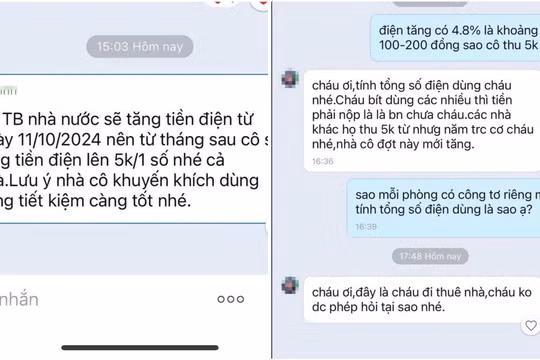 Tăng giá điện phòng trọ lên 5.000 đồng/số: Người đi thuê phản đối, chủ nhà nói “vừa đủ”