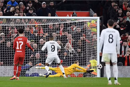 Mbappe vô duyên, Real Madird thua Liverpool tại Champions League