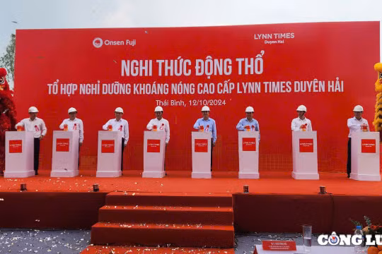Thái Bình: Động thổ 2 dự án với tổng vốn đầu tư 'khủng'
