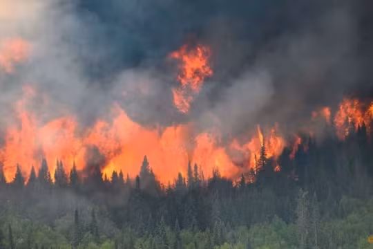 Cháy rừng đẩy Canada vào top 4 quốc gia phát thải CO2