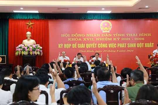 Thái Bình: Thông qua 9 nghị quyết tại kỳ họp giải quyết công việc phát sinh đột xuất
