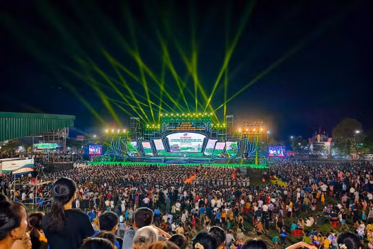 Uỷ viên Bộ Chính trị Nguyễn Xuân Thắng dự Lễ công bố 555 năm danh xưng Thanh Chương (1469 - 2024)